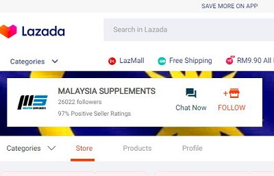 Malaysia Supplements Page